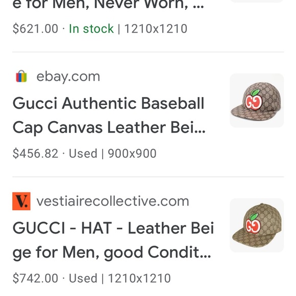 Gucci Supreme Monogram Apple Baseball Hat - Picture 6 of 7